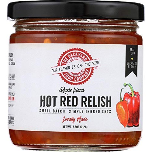 The Backyard Food Company, Hot Red Pepper Relish, 3 Pack - 7.5 O