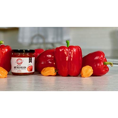 The Backyard Food Company, Hot Red Pepper Relish, 3 Pack - 7.5 O