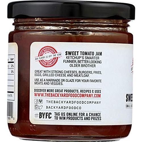 The Backyard Food Company, Sweet Tomato Jam, 8.5 Oz Jar