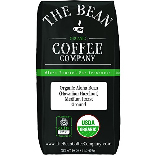 The Bean Coffee Company Organic Aloha Bean Hawaiian Hazelnut,