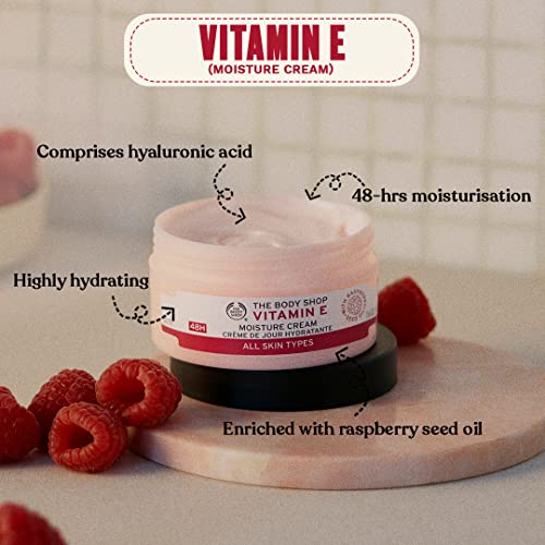 The Body Shop Vitamin E Moisture Cream, Paraben-Free Facial Crea