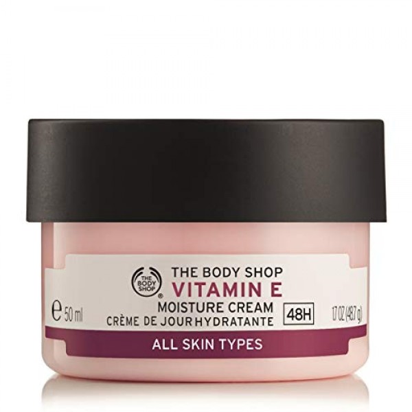 The Body Shop Vitamin E Moisture Cream, Paraben-Free Facial Crea...