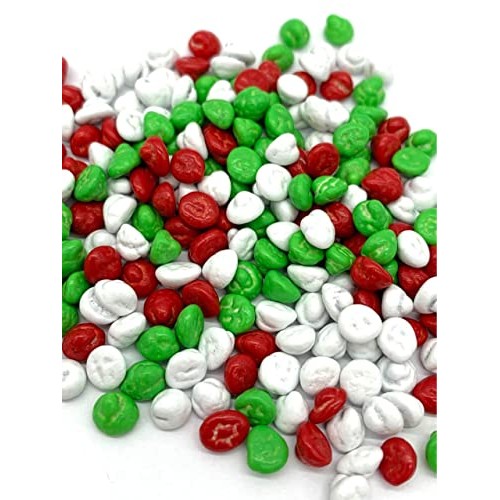 Jingle Mix Candy Coated Chocolate Chips, Bulk Size 1 lb. Reseal...