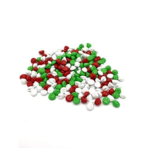 Jingle Mix Candy Coated Chocolate Chips, Bulk Size 1 lb. Reseal...