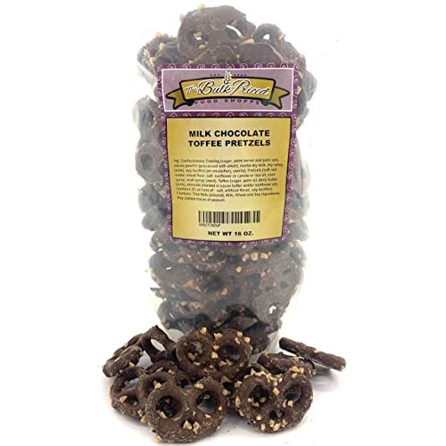 Milk Chocolate Toffee Pretzels, Bulk 1 lb. Resealable Zip Lock ...
