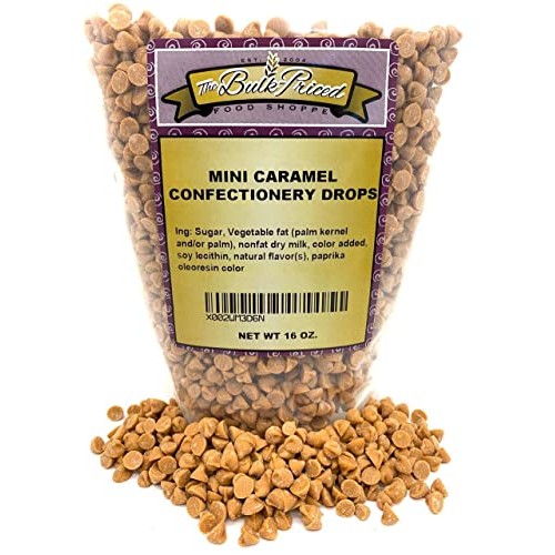Mini Caramel Confectionery Drops, Bulk Size, Baking Chips 1 lb....