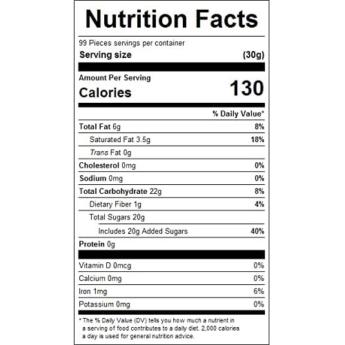 Mini Peanut Butter Drops, Bulk Size, Baking Chips 1 Lb. Reseala