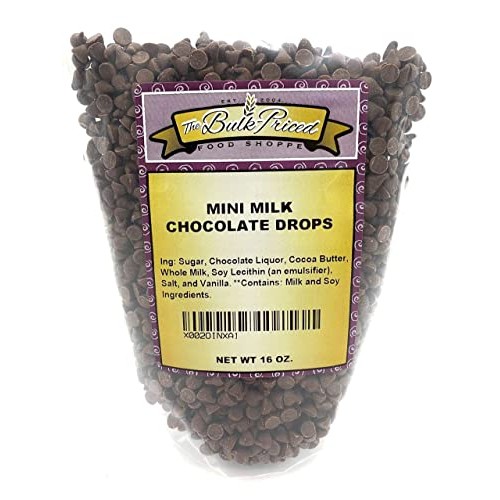 Mini Milk Chocolate Chips, Bulk Size, Baking Chips 1 Lb. Reseal