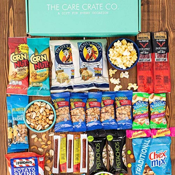 The Care Crate Man Box Ultimate Mens Snack Box Care Package 5...