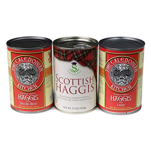 Haggis 3-Pack Sampler - 3 Flavors - 1 Can Of Each Haggis - Sirlo