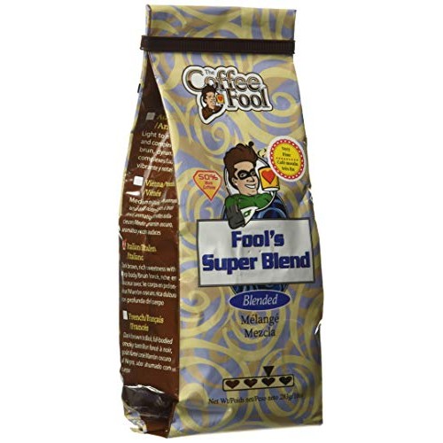 The Coffee Fool Very Fine Grind, Fools Super Blend, 10 Ounce