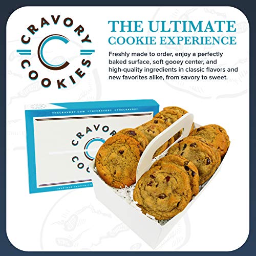The Cravory: Chocolate Chip Cookies - 12 Cookies, 2.0 Oz. Each -