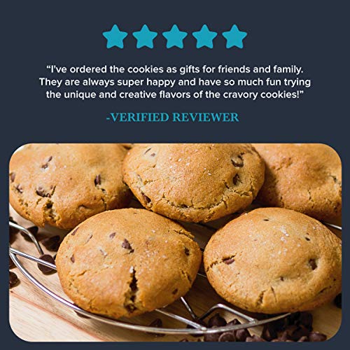 The Cravory: Chocolate Chip Cookies - 12 Cookies, 2.0 Oz. Each -