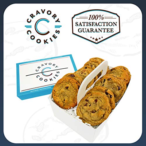 The Cravory: Chocolate Chip Cookies - 6 Cookies, 2.0 Oz. Each -