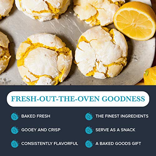 The Cravory: Lemon Bar Cookies - 12 Cookies, 2.0 Oz. Each - Indi