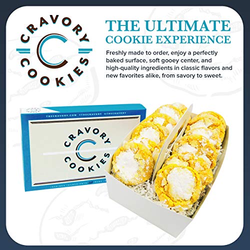 The Cravory: Lemon Bar Cookies - 6 Cookies, 2.0 Oz. Each - Indiv