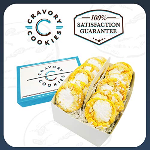 The Cravory: Lemon Bar Cookies - 6 Cookies, 2.0 Oz. Each - Indiv