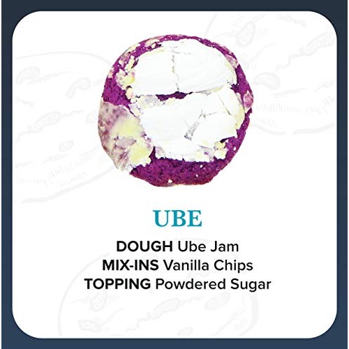 The Cravory: Ube Cookies - 12 Cookies, 2.0 Oz. Each - Individual