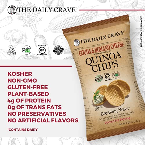The Daily Crave Himalayan Pink Salt Quinoa Chips, Himalayan Pink