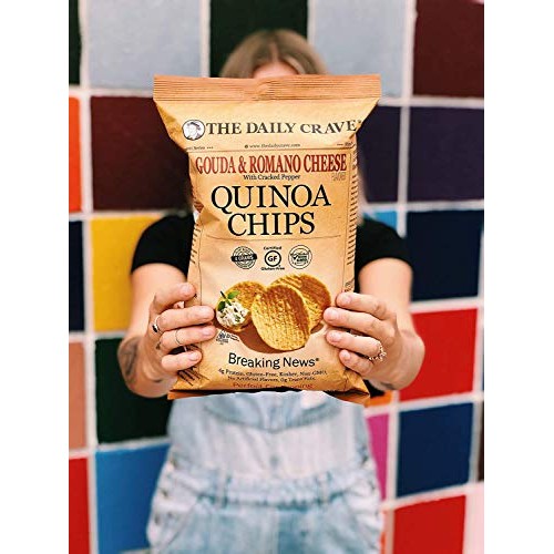 The Daily Crave Himalayan Pink Salt Quinoa Chips, Himalayan Pink