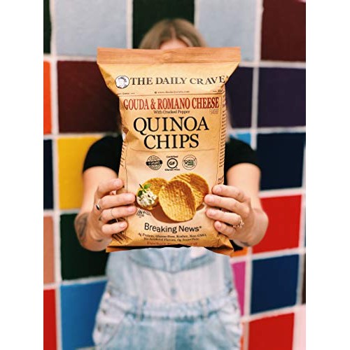 The Daily Crave Himalayan Pink Salt Quinoa Chips, Himalayan Pink