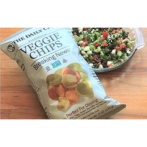 The Daily Crave Veggie Chips, 6 Oz Pack Of 8 Vegan, Gluten-Fre