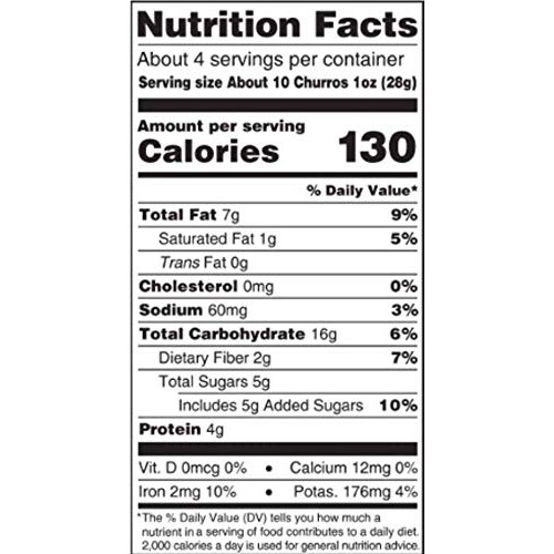 The Daily Crave Beyond Churros, Double Chocolate, 4 Oz Pack Of