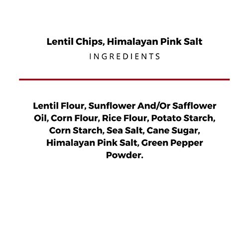 The Daily Crave Himalayan Pink Salt Lentil Chips, 1 Oz Pack Of
