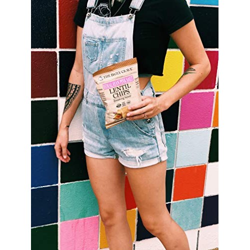 The Daily Crave Himalayan Pink Salt Lentil Chips, 1 Oz Pack Of