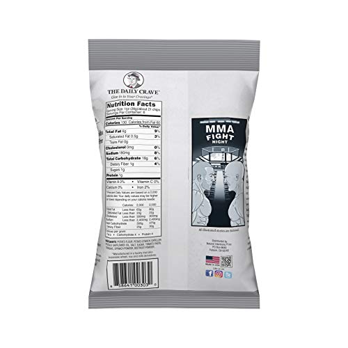 The Daily Crave Veggie Chips, 1 Ounce Pack Of 24 Veggie Crisps