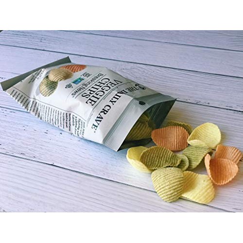 The Daily Crave Veggie Chips, 1 Ounce Pack Of 24 Veggie Crisps