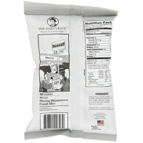 The Daily Crave Veggie Chips, 6 Ounce Pack Of 6