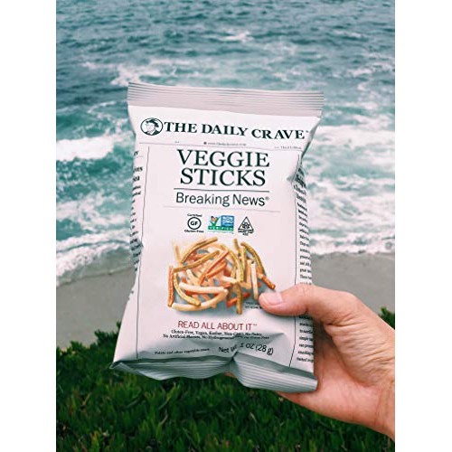 The Daily Crave Veggie Sticks, 1 Oz Pack Of 24 Non GMO, Gluten...