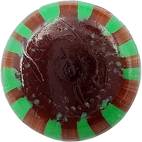 Chocolate Mint Starlights Disc Hard Candy, Individually Wrapped Chocolate Mint Starlights Disc Hard Candy, Individually Wrapped