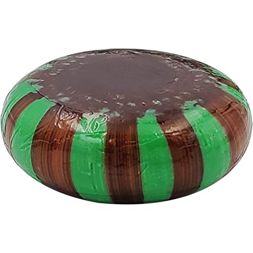 Chocolate Mint Starlights Disc Hard Candy, Individually Wrapped Chocolate Mint Starlights Disc Hard Candy, Individually Wrapped