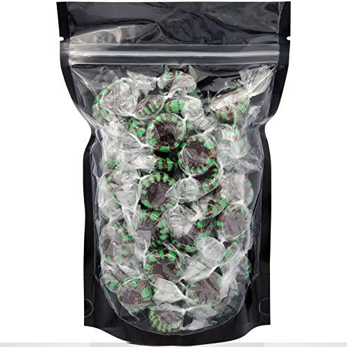 Chocolate Mint Starlights Disc Hard Candy, Individually Wrapped Chocolate Mint Starlights Disc Hard Candy, Individually Wrapped