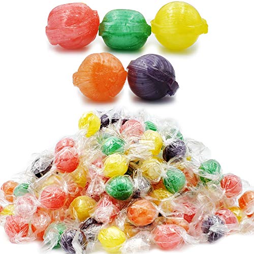 Sour Fruit Flavored Balls Hard Candy, Kosher Certified, Individu...