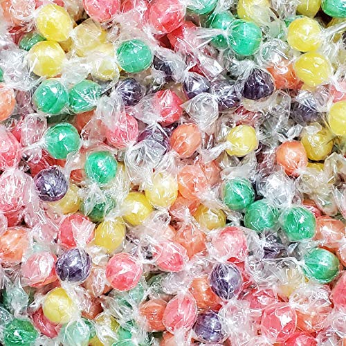 Sour Fruit Flavored Balls Hard Candy, Kosher Certified, Individu...