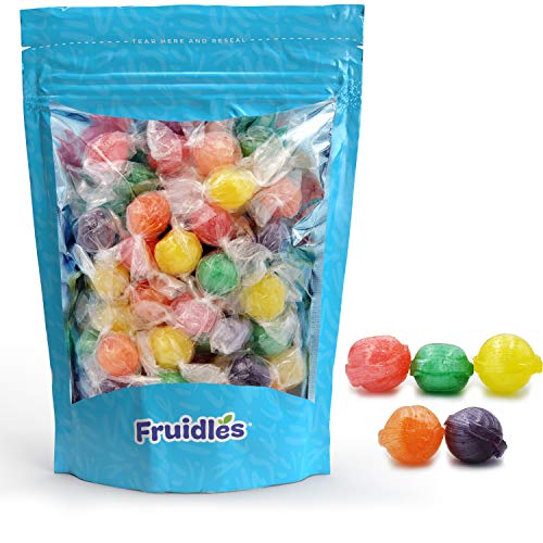Sour Fruit Flavored Balls Hard Candy, Kosher Certified, Individu...