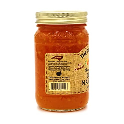 The Dutch Kettle Orange Marmalade- Gourmet Homestyle Sweet Sprea