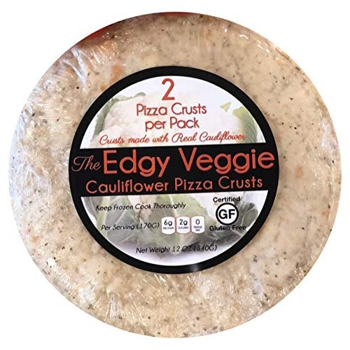 Edgy Veggie Seasoned Cauliflower Gluten Free Thin Pizza Crust, N