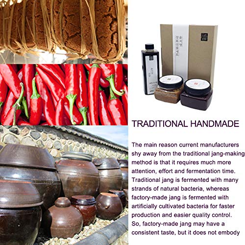 Korean Traditional 100% All Natural Fermented Soybean Paste 450G