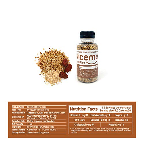 Thebab Niceme Korean Puffed Rice Snack Dried Salad Toppings Heal