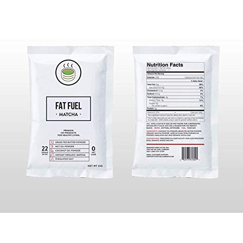 Fat Fuel Company Keto Matcha Green Tea Powder | Mct, Coconut Oil