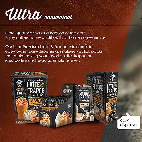 Frozen Bean Frappe Latte Mix - 1 Box, 20 Single Serve Packets - ...