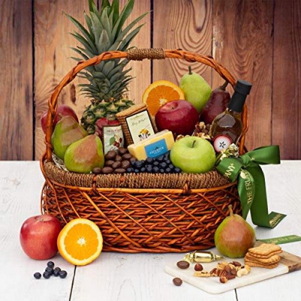Bountiful Harvest Fruit Basket - The Fruit Company Large Gift Ba...