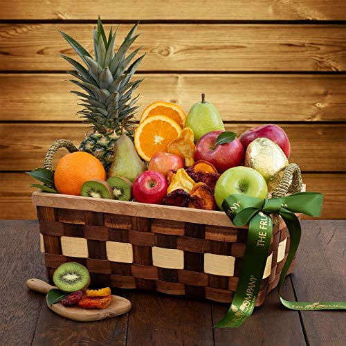 Thoughtful Sympathy Fruit Basket -The Fruit Company-13 Pieces Of
