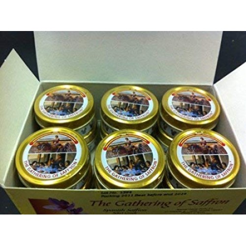The Gathering Of Saffron Brand Saffron 12 Tin X 1 Gm The Gathering Of Saffron Brand Saffron 12 Tin X 1 Gm