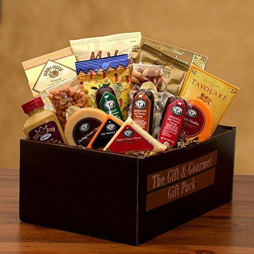 Savory Selections Cheese &Amp; Meat Gourmet Gift Pack - Great Gift F