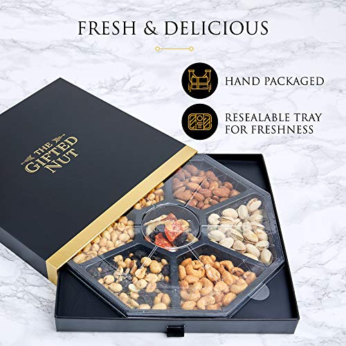 Gifted Nut Nuts Gift Tray - Assorted Fresh Gourmet Dry Fruits An